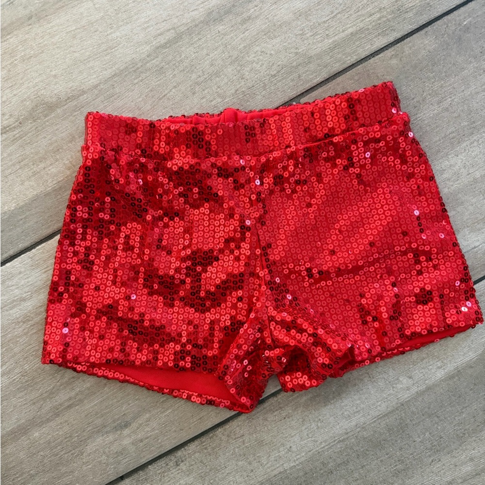 Spirit Vibrant Red Sequin Apparel
